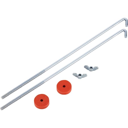 Road Power J Style Bolt 12 In. Battery Hold Down, 2PK 966-12